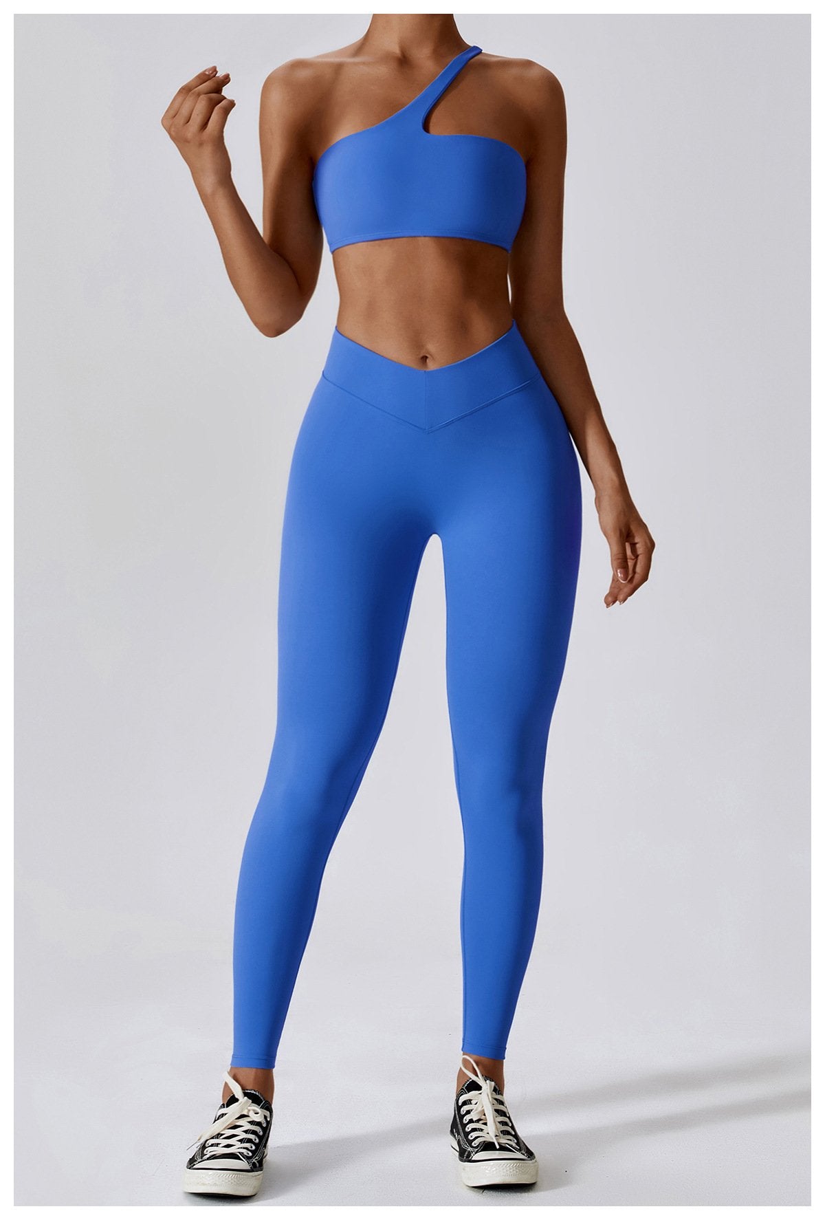 High Waist Abdominal Hip Lifting Naked Yoga Pants Quick-drying Fitness Running Pants Outer Wear Tight Sports Pants 8110