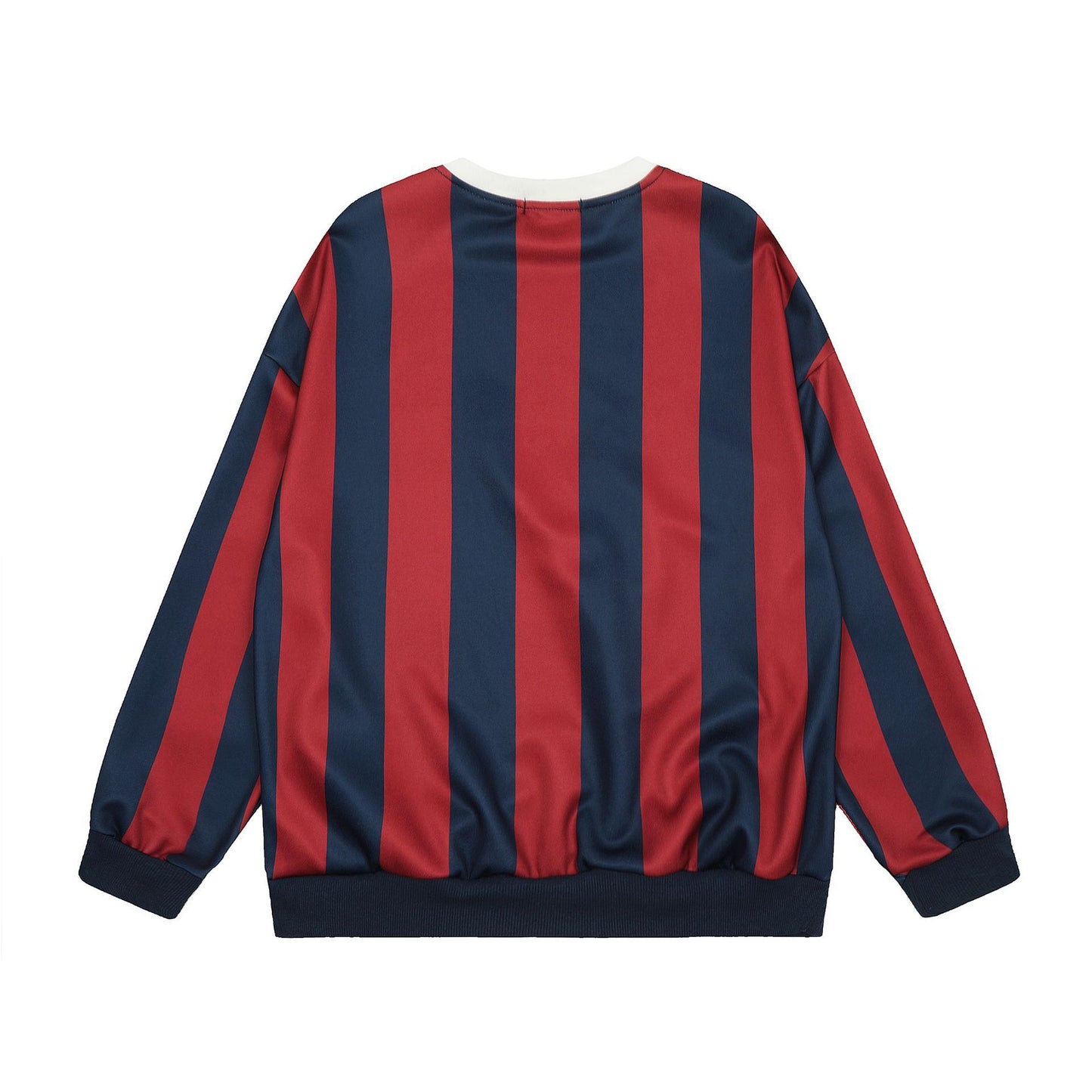 American Striped Ball Dress Sweat Men's And Women's Loose Retro Jerseyfit Sports Top 2024 New