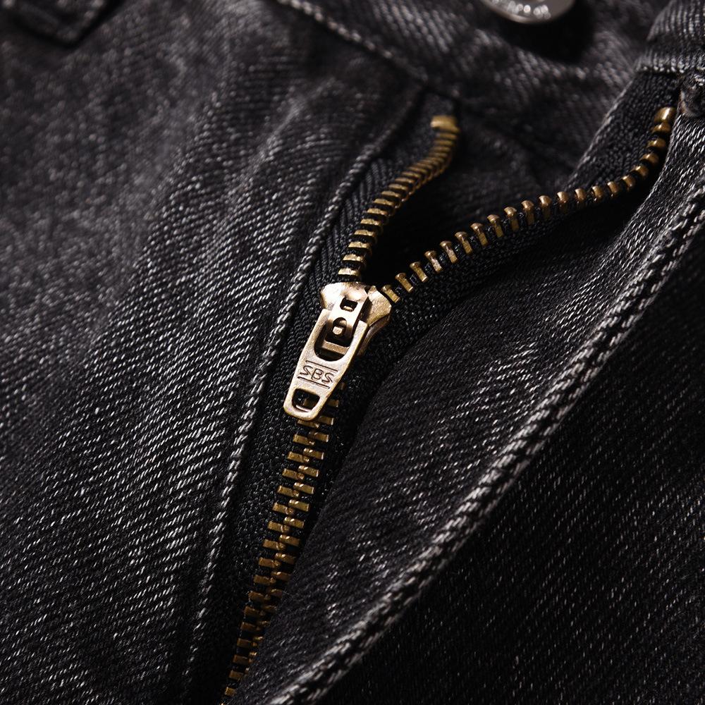 European And American High Street Denim Pants Men's Fashion Loose Washed Old Straight Pants Casual Pants