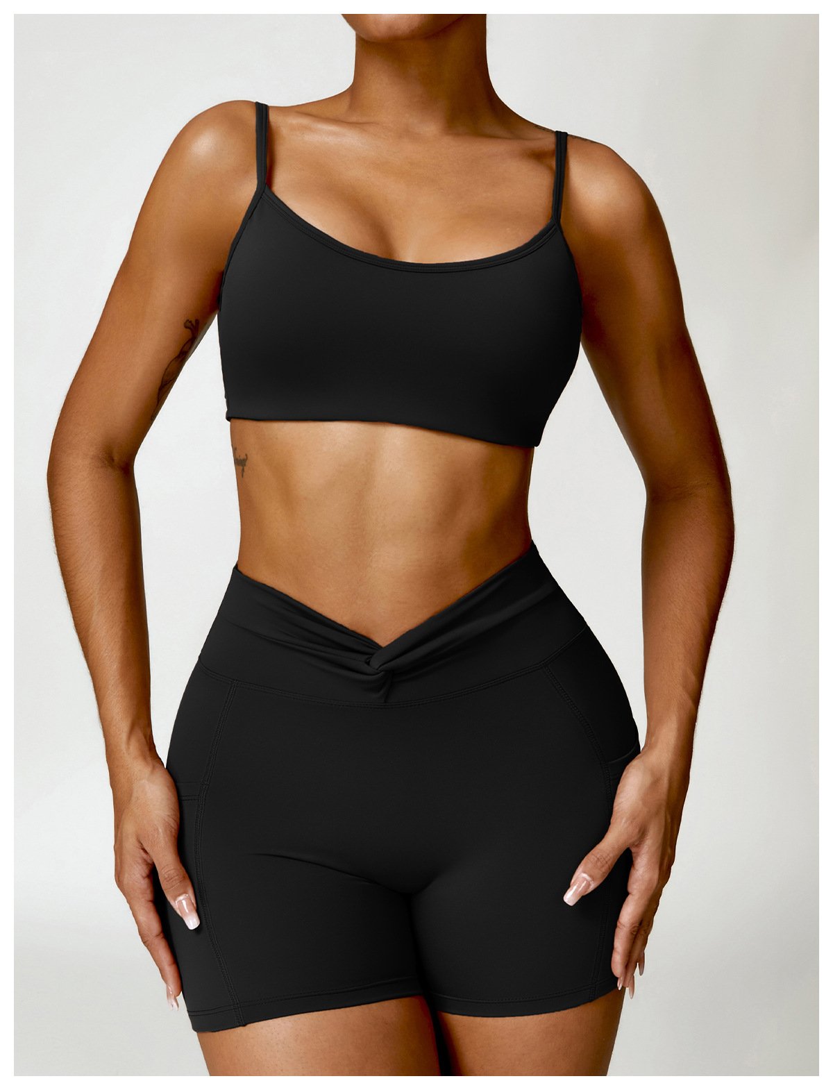 Naked Sling Beauty Back Yoga Bra Outer Wear Running Sports Underwear Push-up Tight Fitness Vest 8528