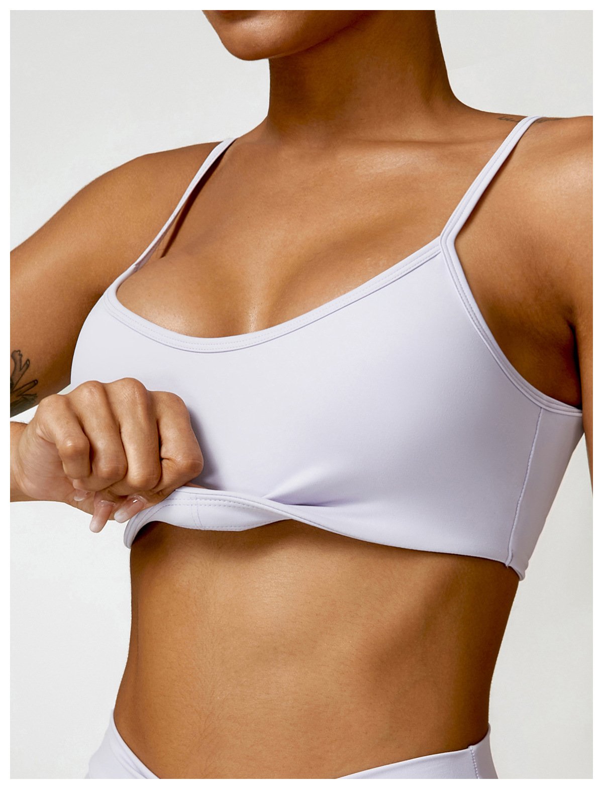 Naked Sling Beauty Back Yoga Bra Outer Wear Running Sports Underwear Push-up Tight Fitness Vest 8528