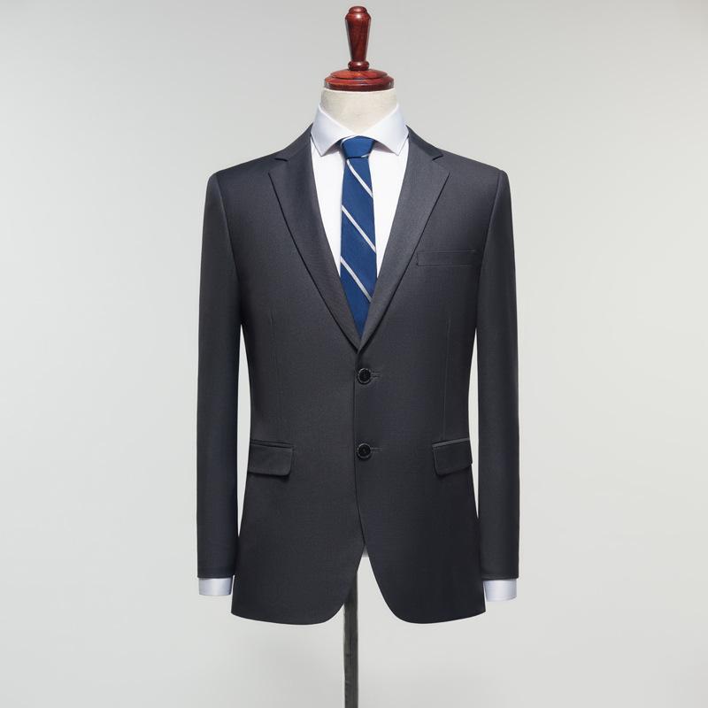 Black Elegant Suit Suit Men's Two-Piece Korean Style Slim-Fit Work Small Suit Best Man Groom Wedding Dress