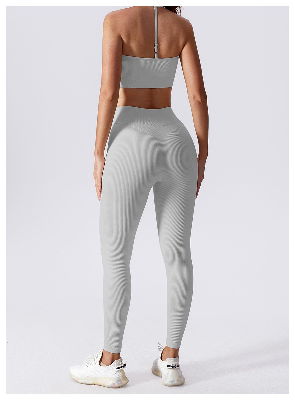 Seamless Tight Yoga Pants Women's Quick-drying High-waist Running Sports Pants Peach Hip Hip-lifting Fitness Pants