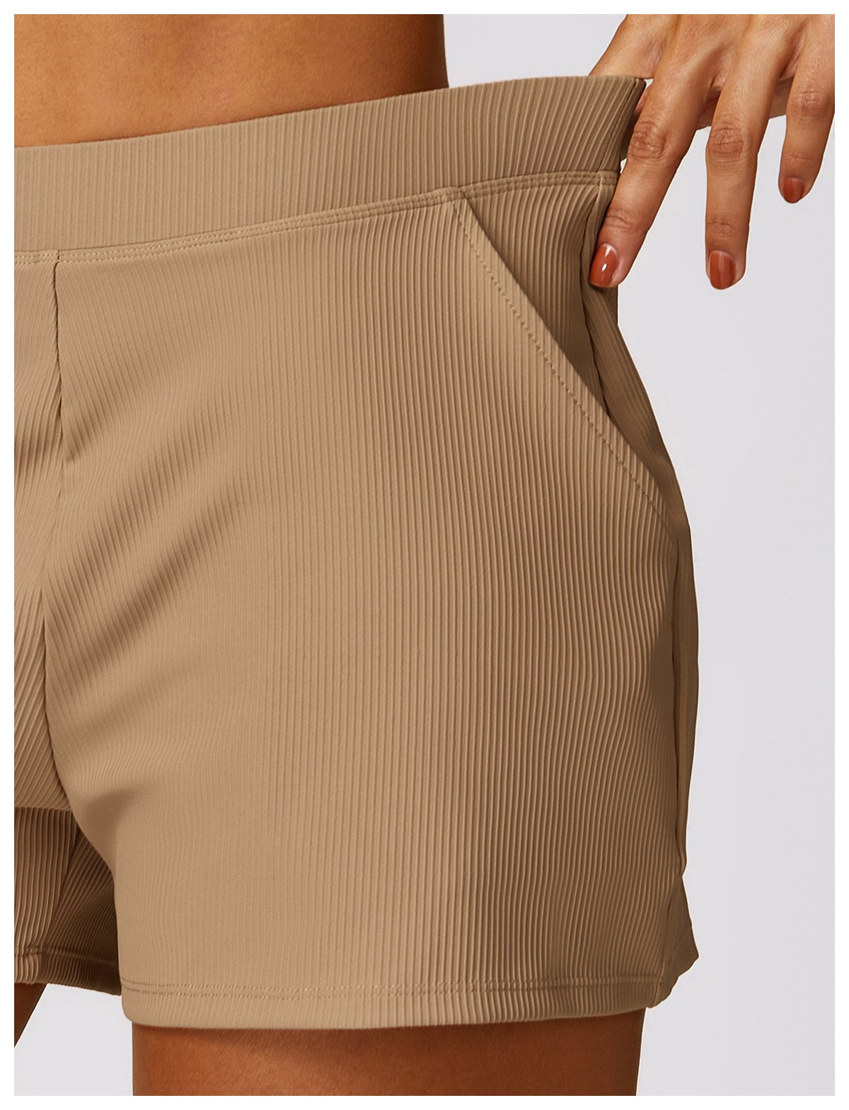 Spring Loose Casual Sports Shorts Threaded All-match Quick-drying Yoga Running Fitness Shorts Women's 8526