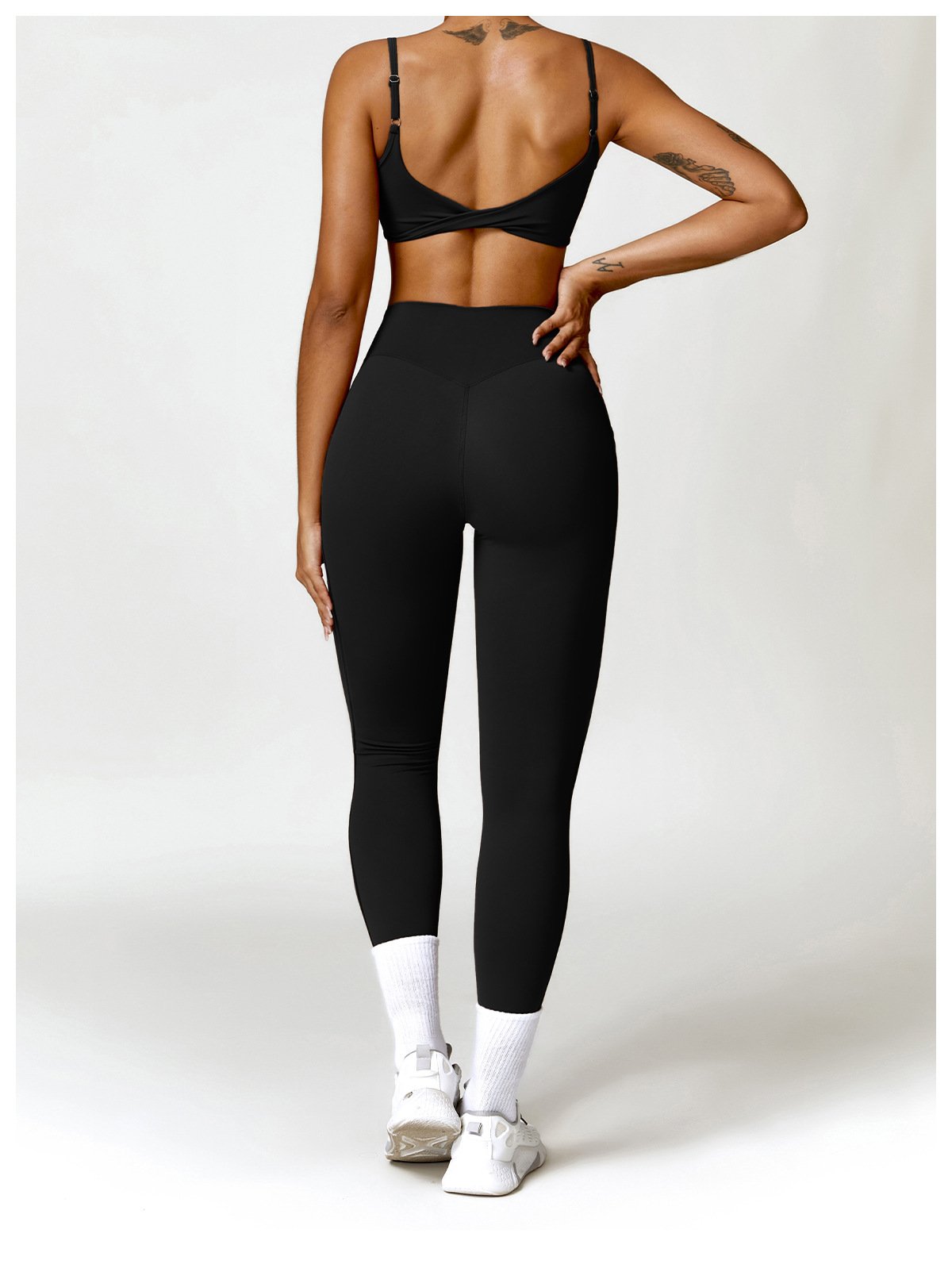 Naked Sling Beauty Back Yoga Bra Outer Wear Running Sports Underwear Push-up Tight Fitness Vest 8528