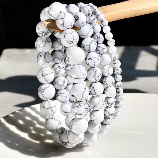 White Turquoise Beads Bracelet Ornament