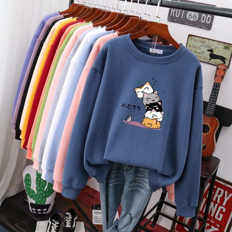 Korean Loose Plush Thickened Sweater Women