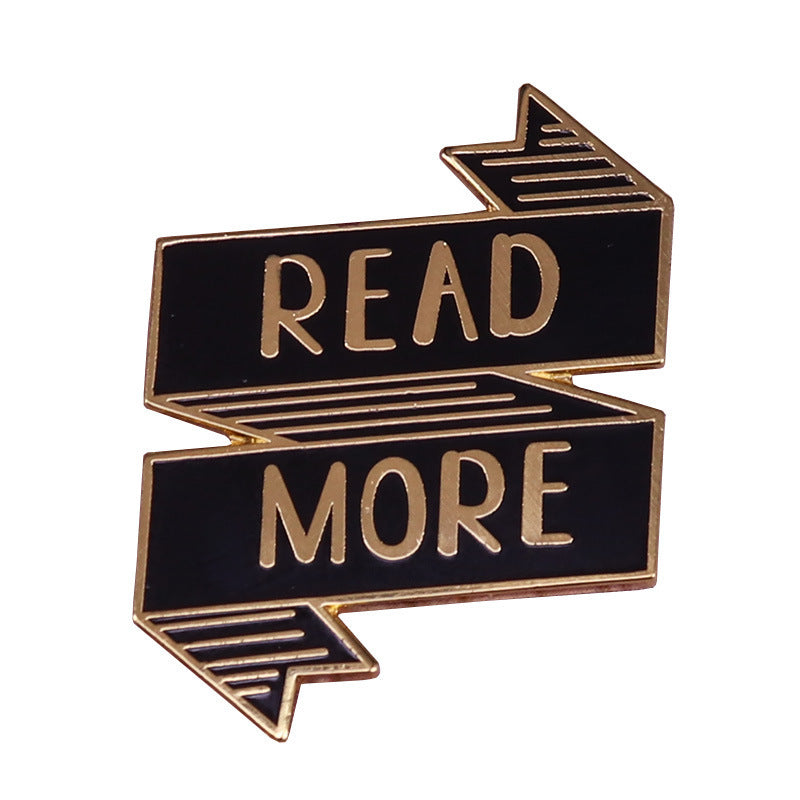 Read More Books Literary Themed Brooch