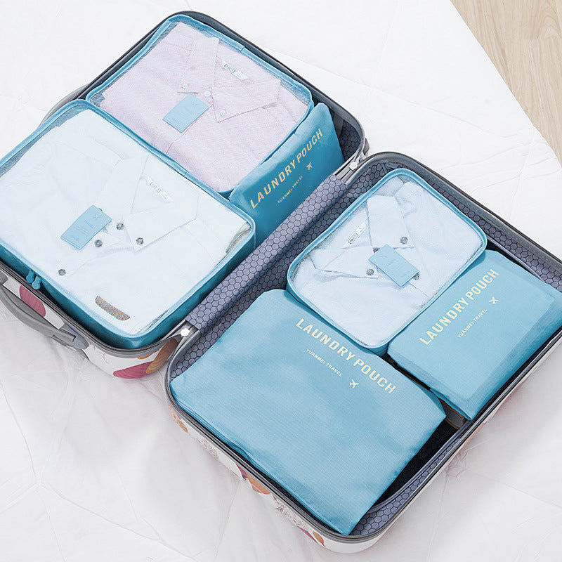 Korean Travel Storage Bag Six Luggage Storage Bags