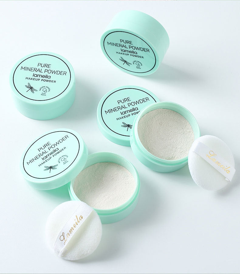 LaMeiLa Loose Powder Loose Powder Mineral Loose Powder Invisible Pores Natural Concealer Finishing Powder