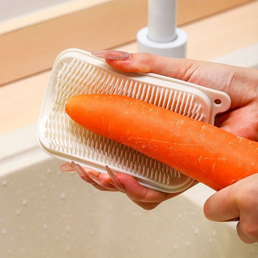 Fruit And Vegetable Cleaning Brush Kitchen Washing Potatoes