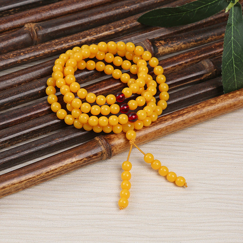 Non-natural Beeswax Beads Bracelet