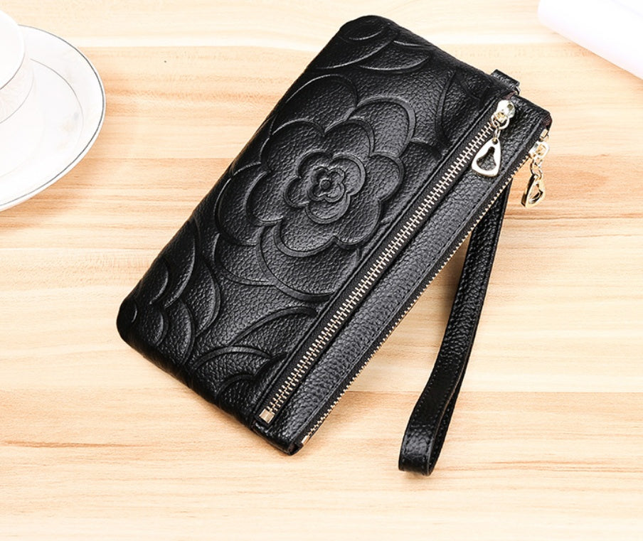 Leather coin purse