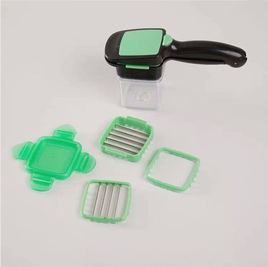 Multifunctional pressing vegetable cutter