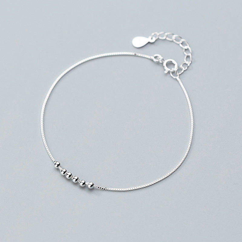 925 silver transfer beads bracelet