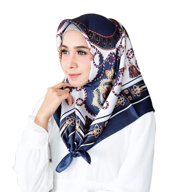 Big Square Scarf Fashion Simulation Silk Scarf