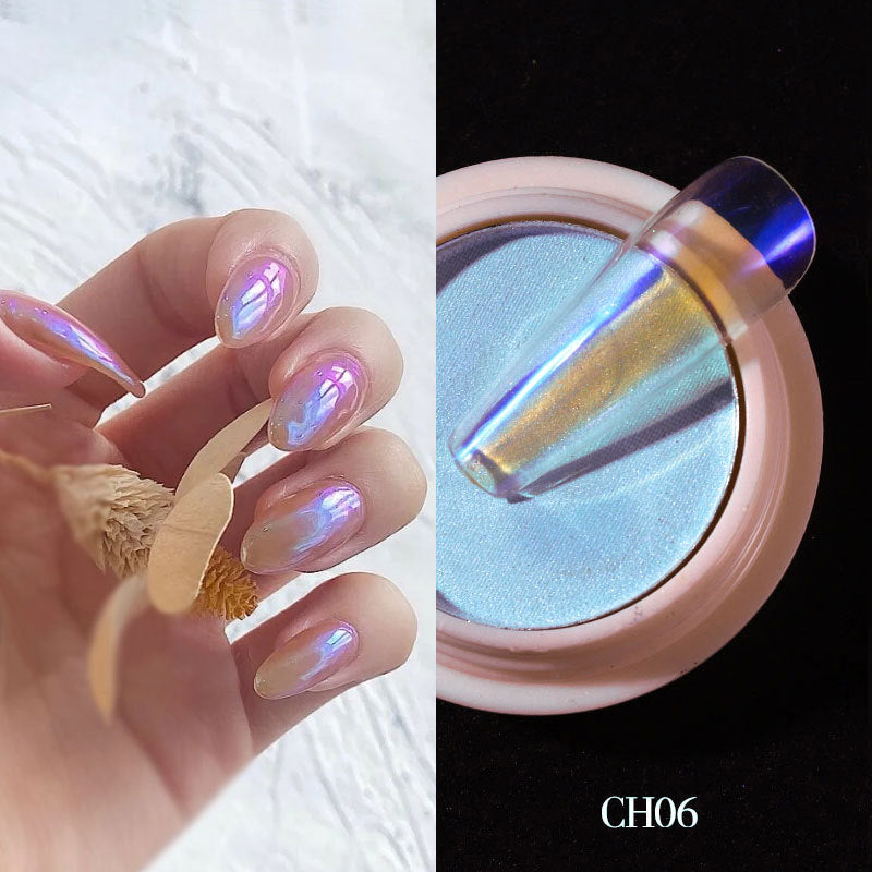 Nail solid powder Symphony mirror powder