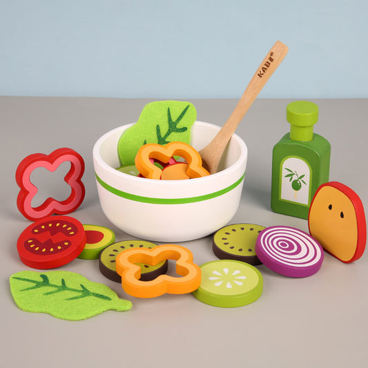 Vegetable salad toy set