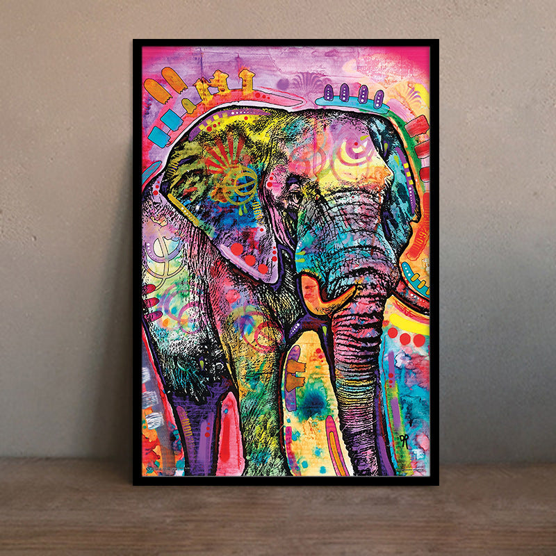 African Elephant Home Art Decoration Painting