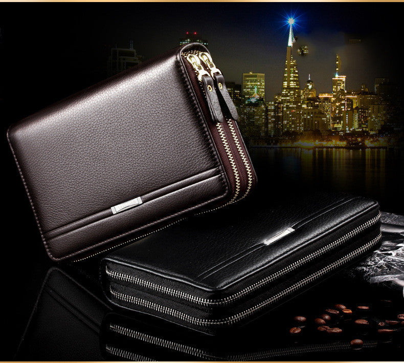 Man purse handbag bag hand bag leather handbag business on behalf of a cross-border trade zipper