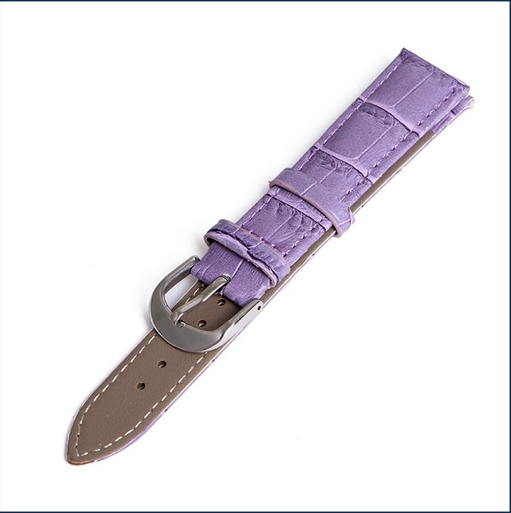 Men's and Women's Watches With Color Leather Straps