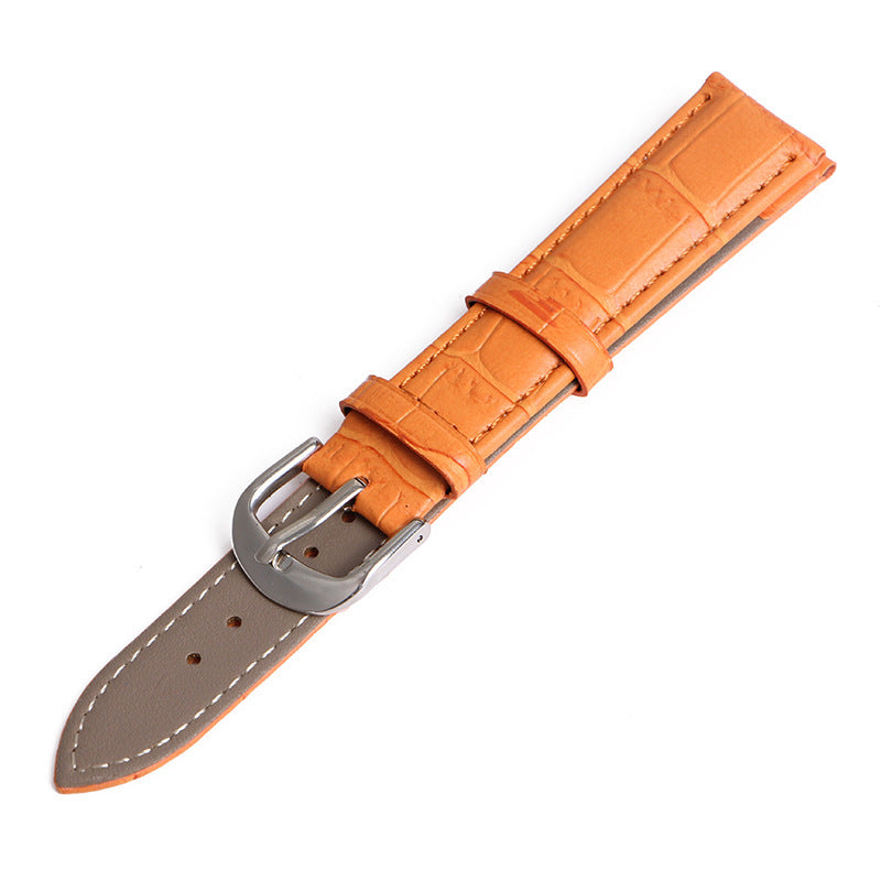 Men's and Women's Watches With Color Leather Straps