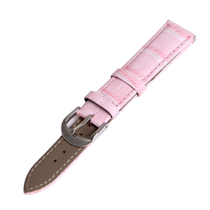 Men's and Women's Watches With Color Leather Straps