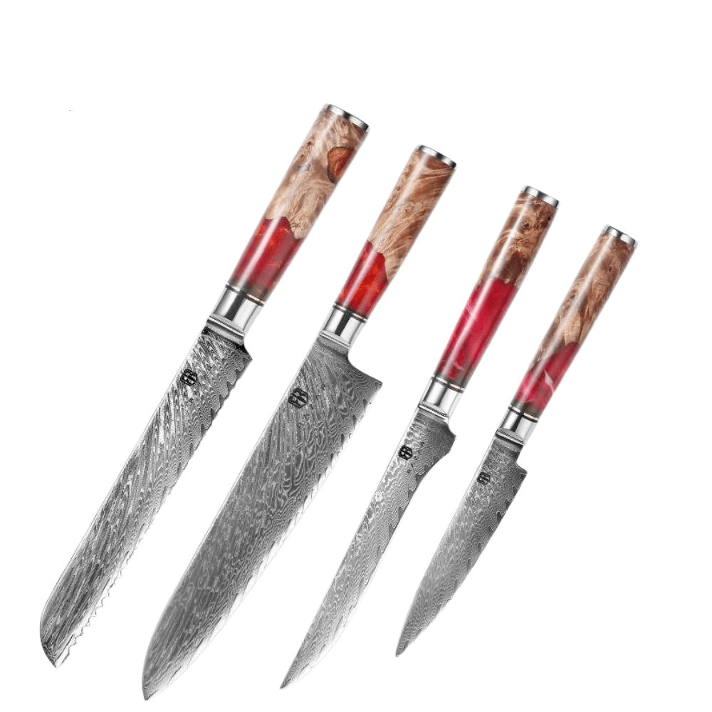 Damascus Chef's Knife Western Kitchen Knife Slicing Knife Chopping Knife