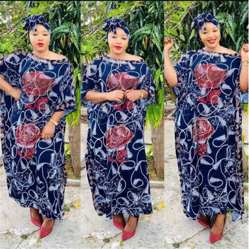 Classic African Clothing Loose Plus Size Dress