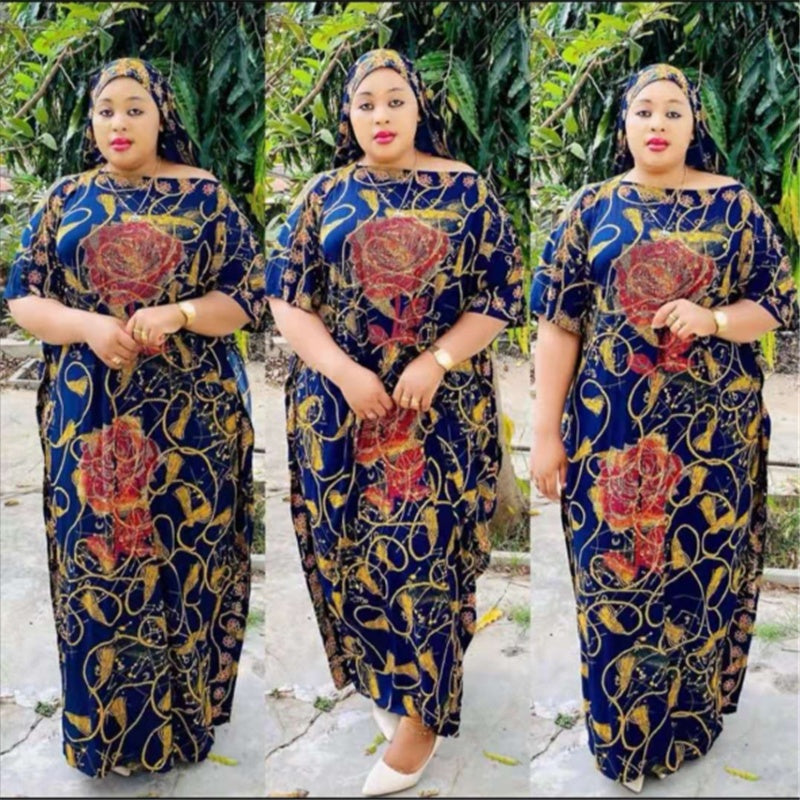 Classic African Clothing Loose Plus Size Dress