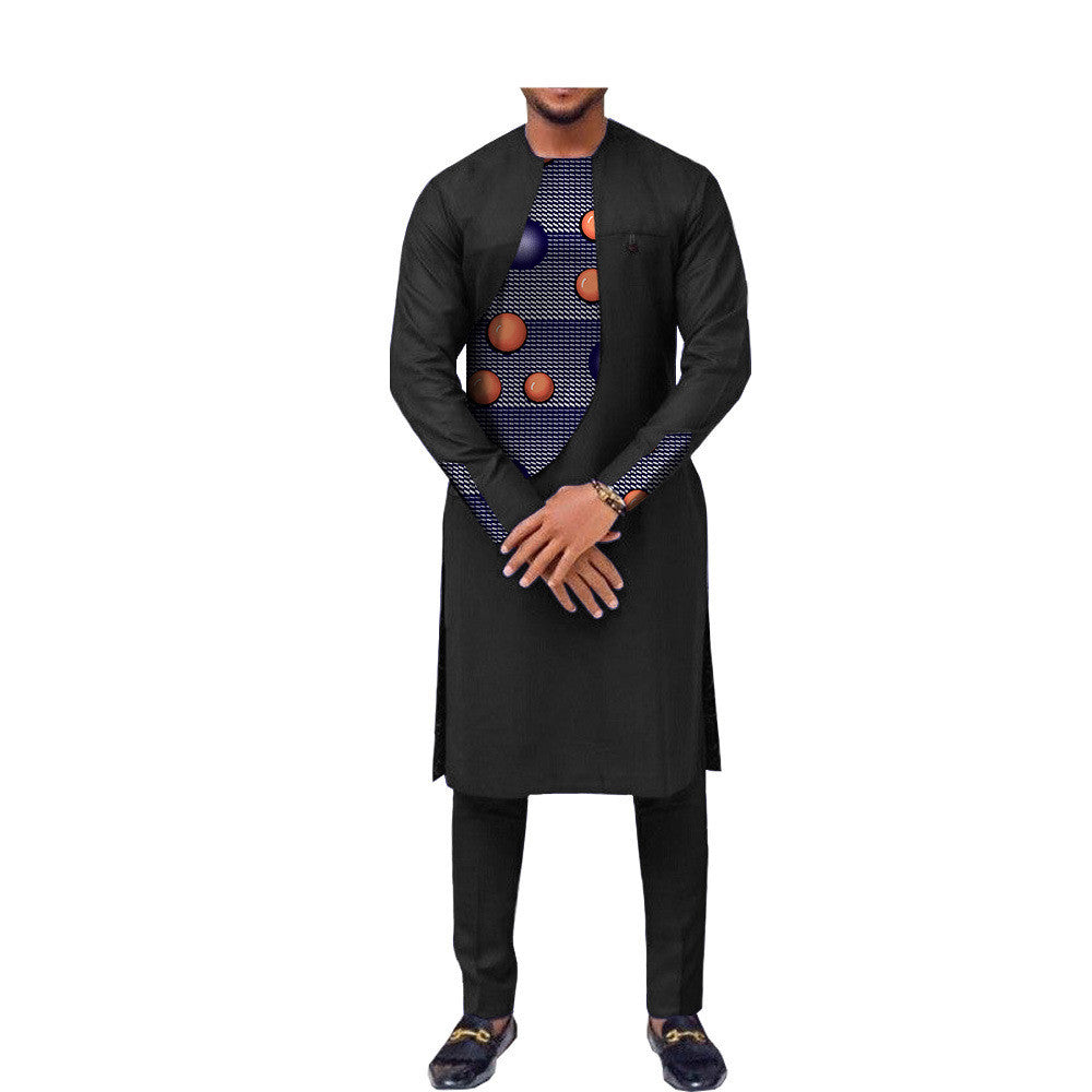 African Men's Slim Two-piece Suit