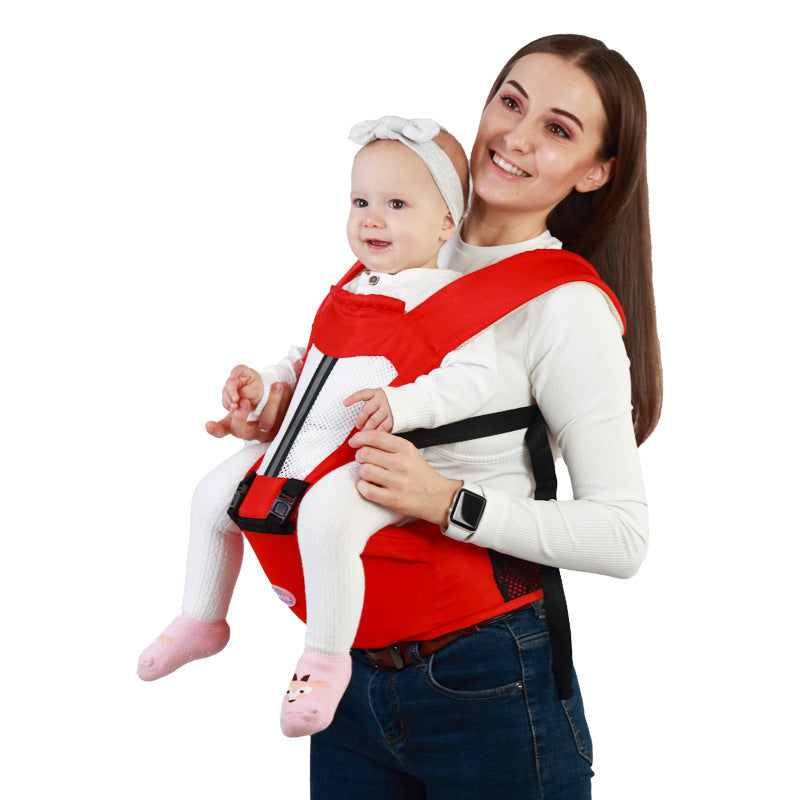 Multifunctional Breathable Double Shoulders Front Hold Baby Carrier