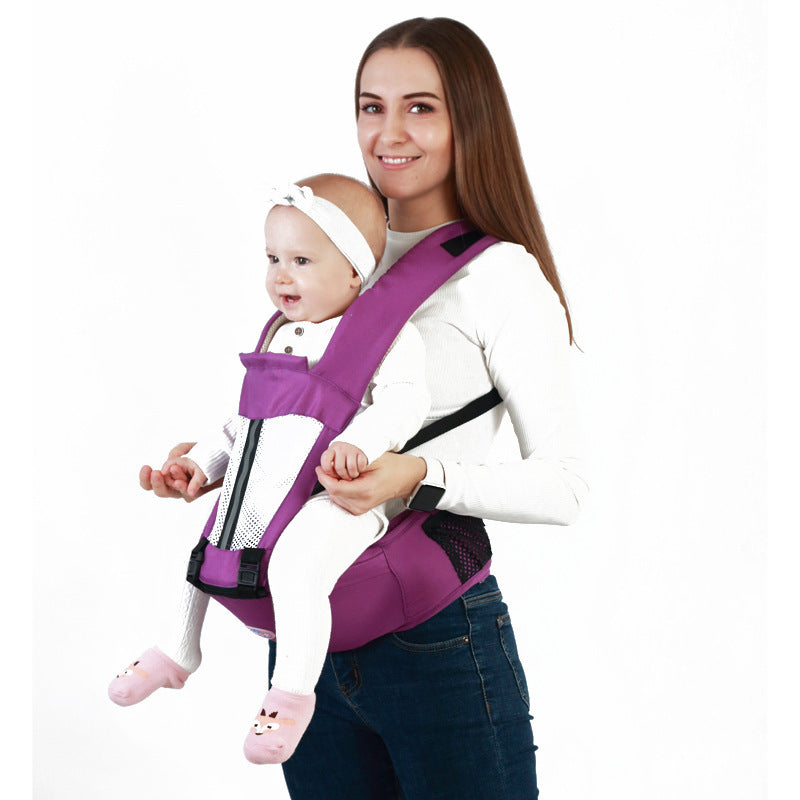 Multifunctional Breathable Double Shoulders Front Hold Baby Carrier