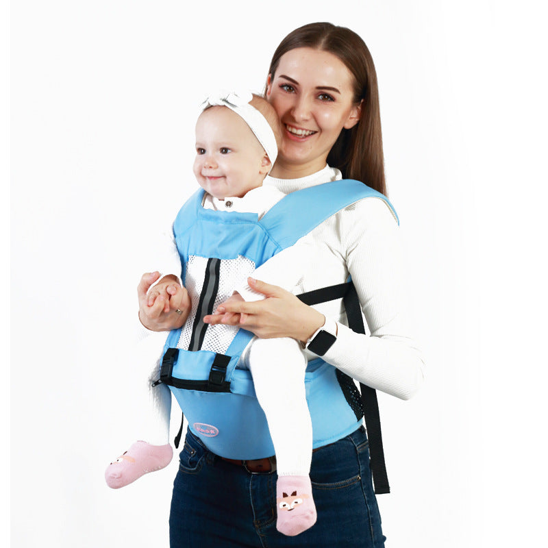 Multifunctional Breathable Double Shoulders Front Hold Baby Carrier