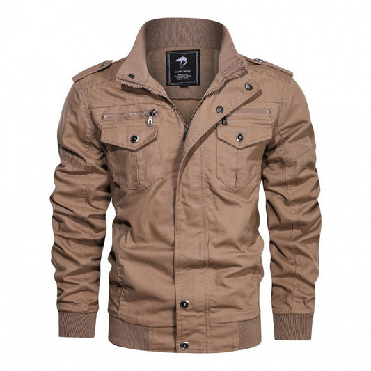 Men's Jacket Coat Thin Military Uniform Work Jacket