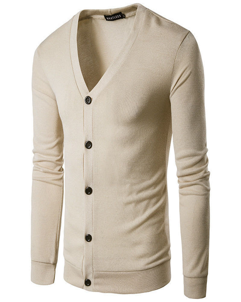 Fashion Simple Casual Men's Sweater Jacket