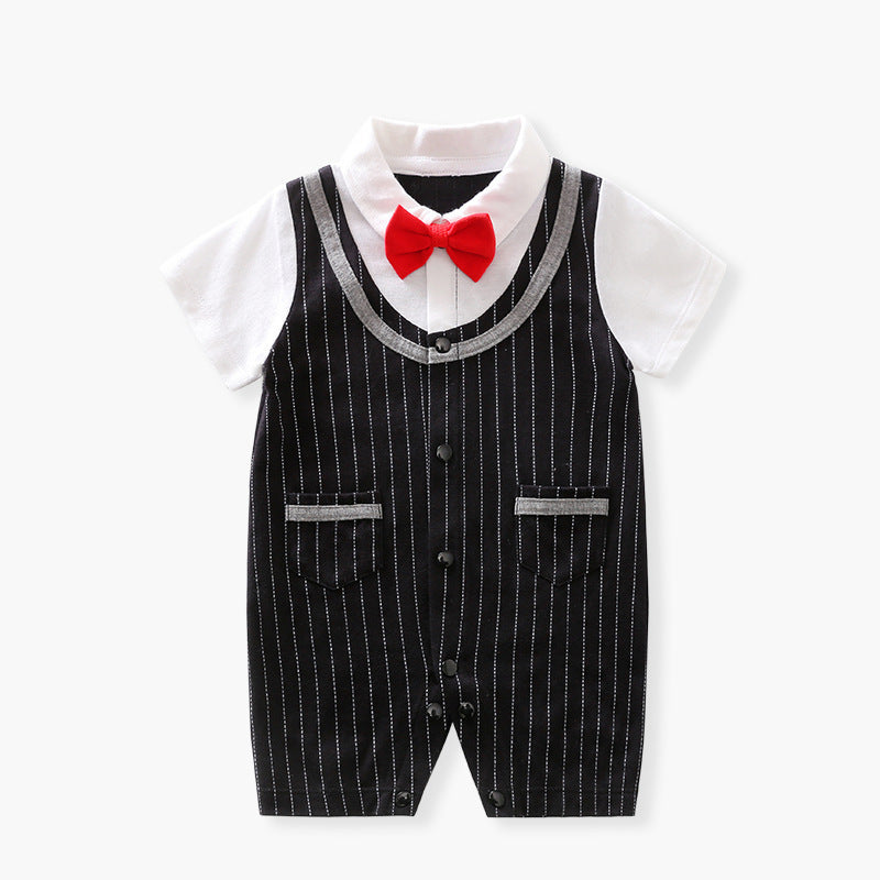 Stylish Baby Male Summer One-piece Clothes