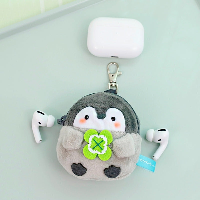 Japanese Press And Sound Plush Coin Purse