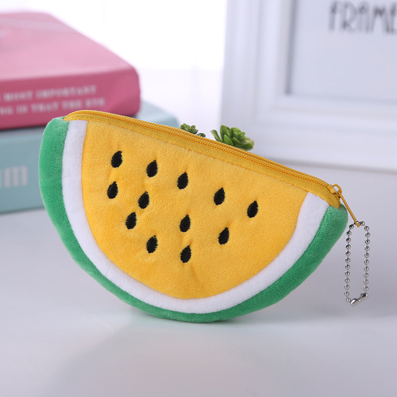 Women's Fashion Simple Cute Plush Coin Purse