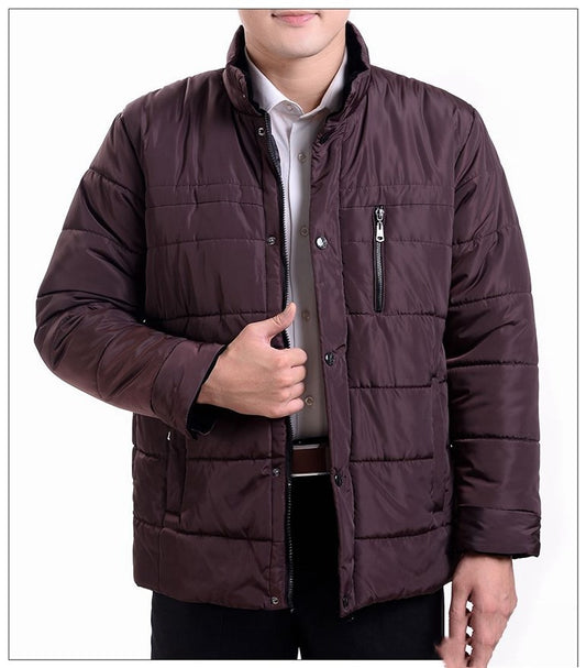 Middle-aged And Elderly Men's Cotton-padded Jacket For Men