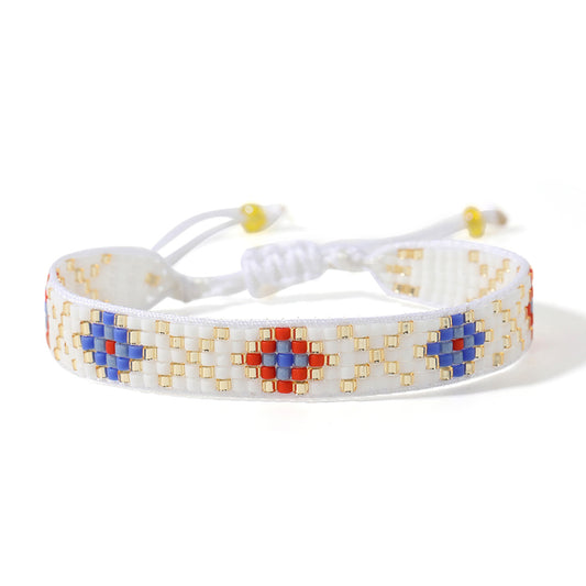 Rice beads hand-woven bracelet