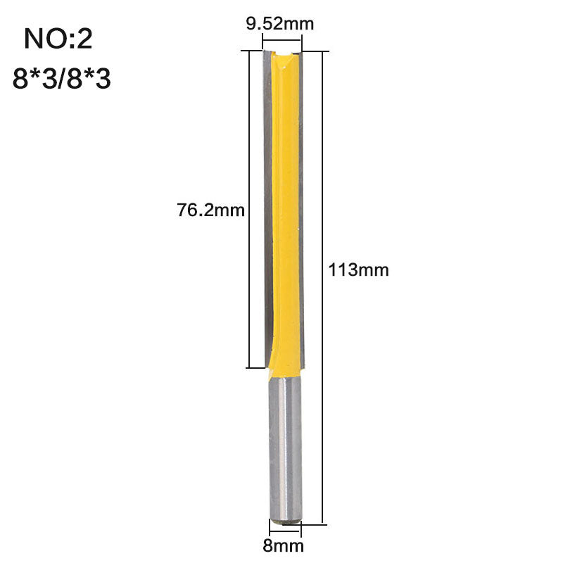 Handle Extended Straight Knife Slotting Knife Trimming Knife