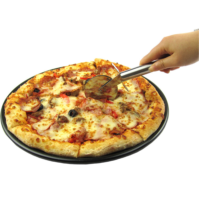 Household Stainless Steel 430 Single Round Pizza Cutter