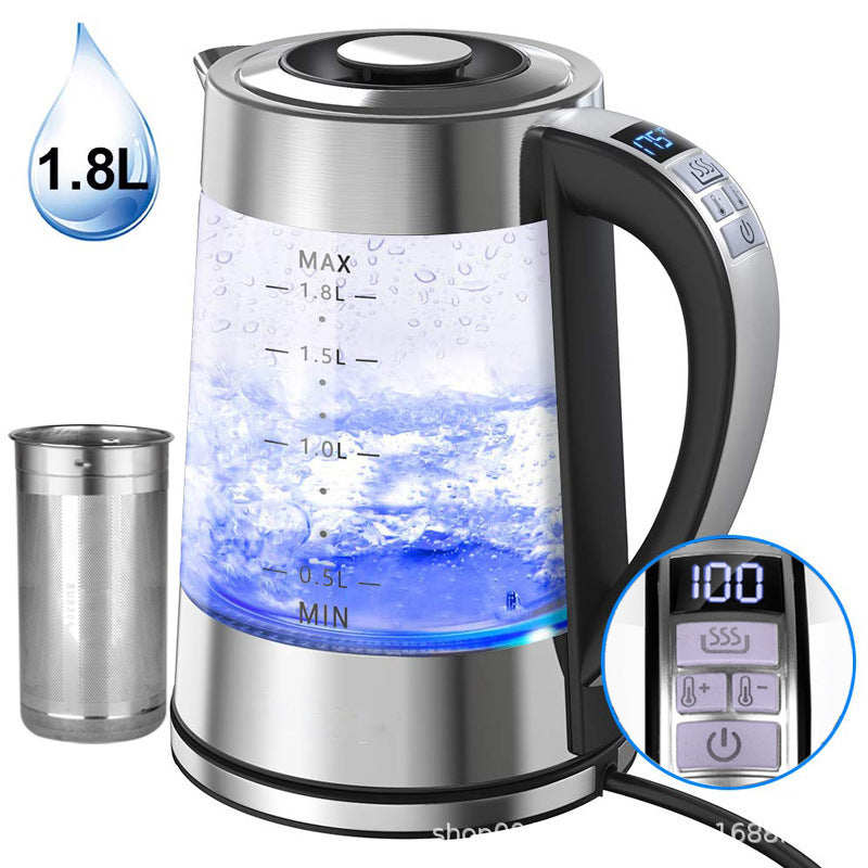 Intelligent Constant Temperature Glass Electric Kettle For Household Use