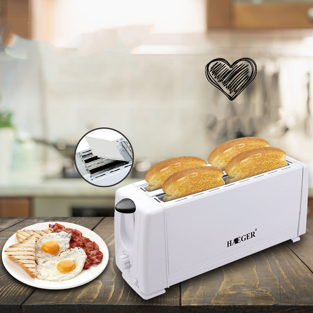 Solid color toaster breakfast toast toast toast