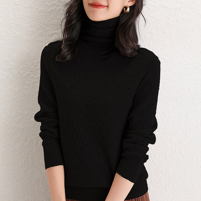 New Pile Neck Sweater For Women