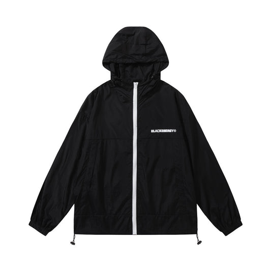Spring And Autumn Lightweight Quick-drying Hooded Jacket For Men