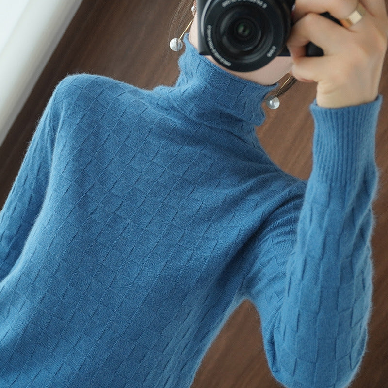 New Pile Neck Sweater For Women