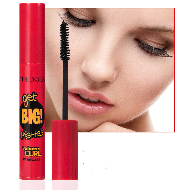 Waterproof and red dye bottle mascara