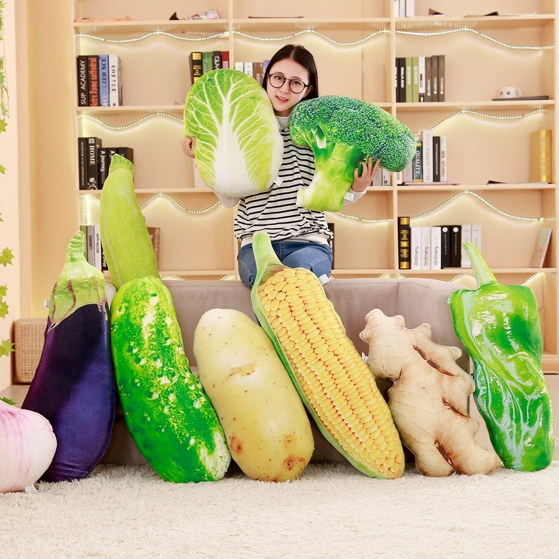 Simulated vegetable pillow